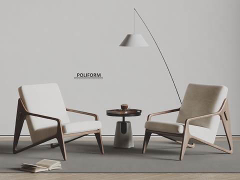 poliform modern lounge chair