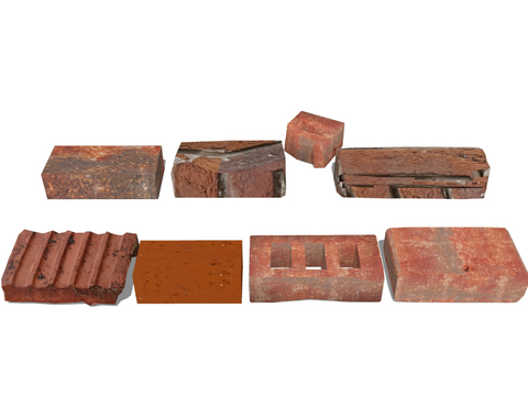 red brick brick brick brick brick