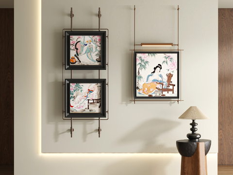 Mid-century Style Decorative Painting