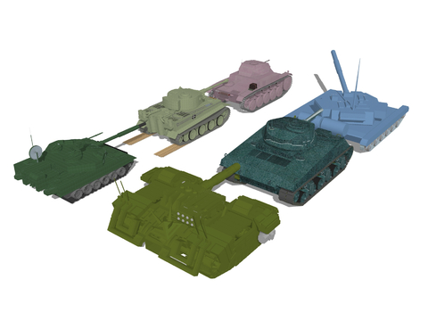 Tracked tank military equipment