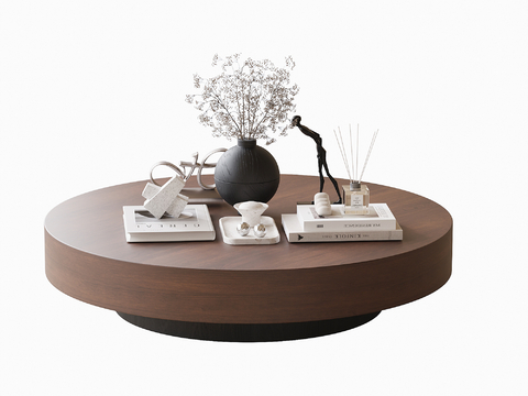 Modern round coffee table