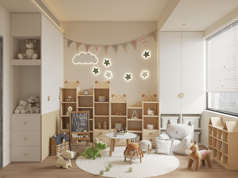 Modern Children's Entertainment Room Toy Room kids Bedroom