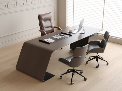 Modern Boss Office Desk and Chair Manager Office Desk and Chair