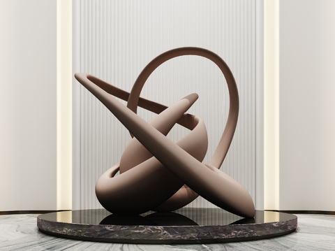 Modern Lobby Sculpture