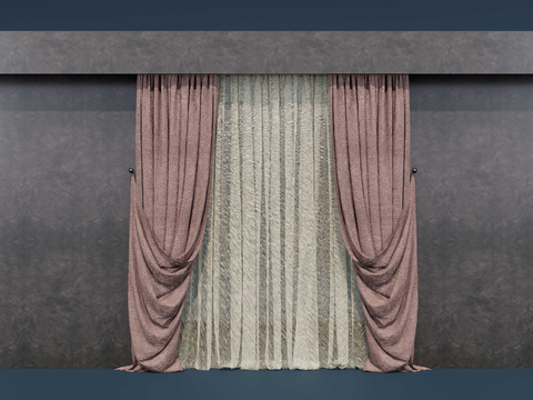 European-style curtains