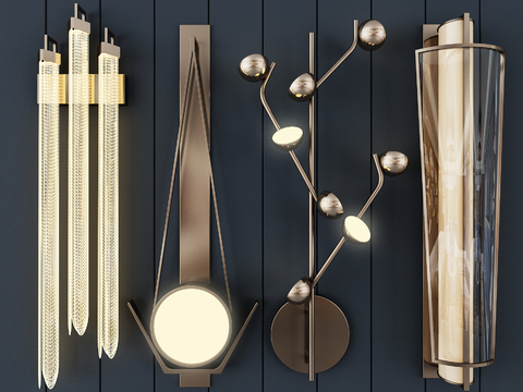 Affordable Luxury Style Wind Wall Lamp