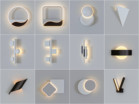 Modern minimalist wall lamp