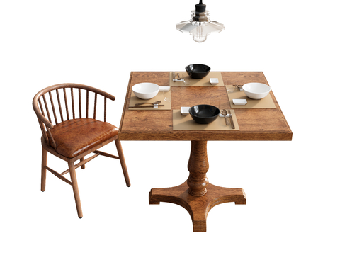 Nordic Dining Table and Chair