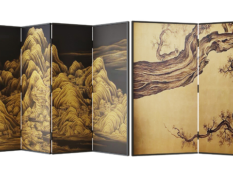 New Chinese Folding Screen