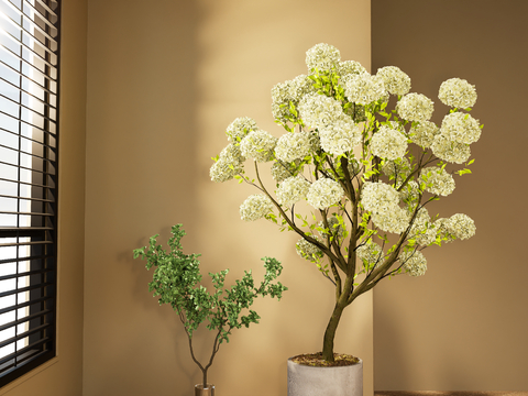 Wood Hydrangea Landscape Bonsai