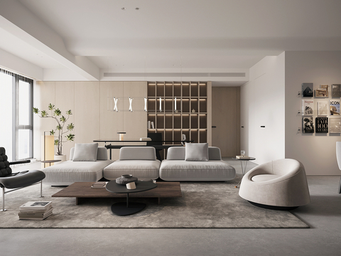 Modern Minimalist Living Room