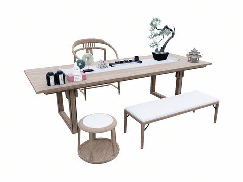 Modern Tea Table and Chair