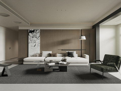 Modern Minimalist Living Room