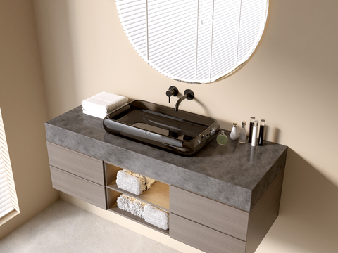 Modern Bathroom Cabinet Bathroom Basin