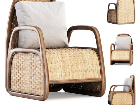 Quiet Style Casual Chair Rattan Chair