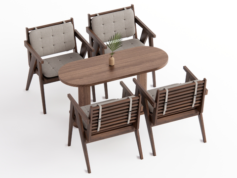 Quiet Style Dining Tables and Chairs Leisure Tables and Chairs