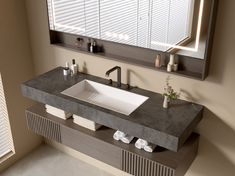 Modern Bathroom Cabinet Bathroom Basin