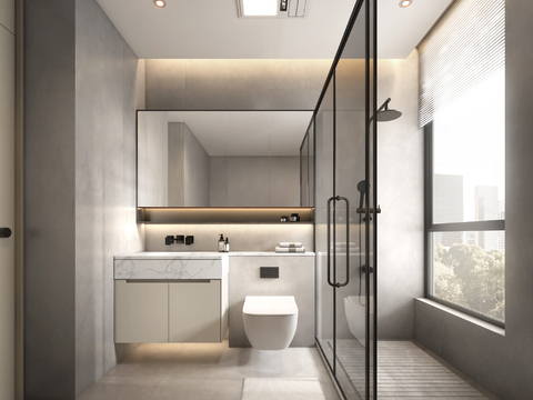 Modern Toilet Bathroom