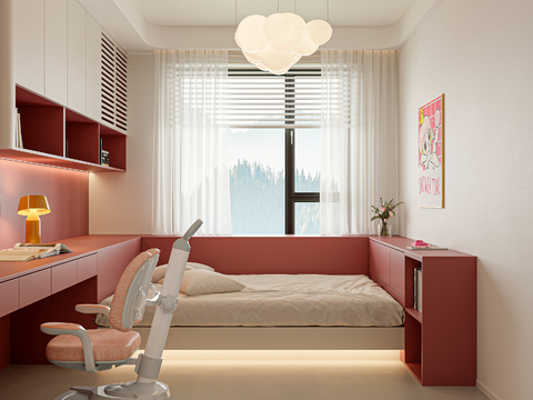 Modern Girls Room Tatami kids Bedroom