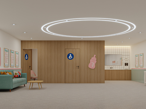 Hospital Maternal and Infant Room Nursing Room