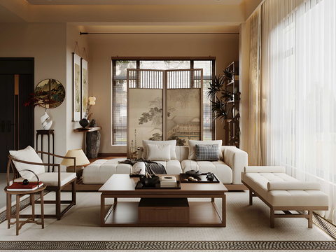 New Chinese Living Room