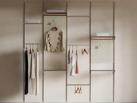 modern clothes hanger wardrobe