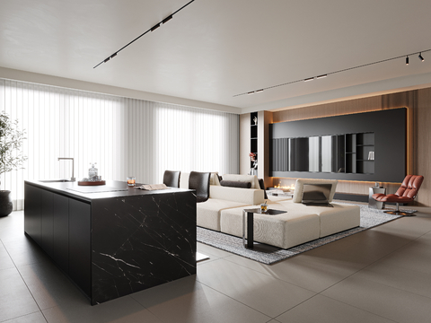 Modern Living&Dining Room