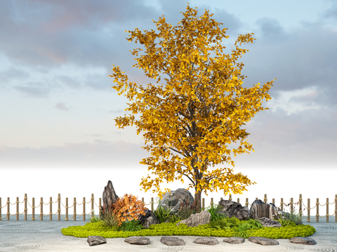 modern tree ginkgo tree modeling tree landscape tree