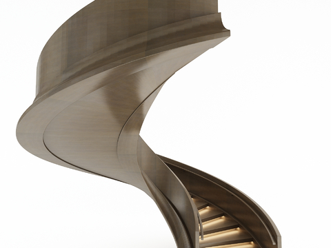 modern revolving staircase