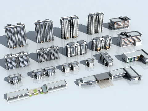 Community supporting building high-rise multi-storey residential