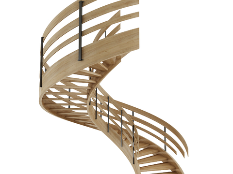 modern revolving staircase