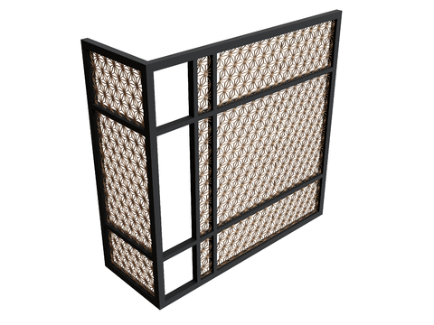 Neo-Chinese Style partition screen lattice