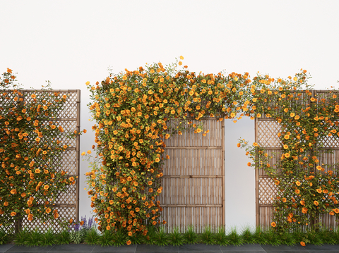 Fence grille fence plant wall hedge