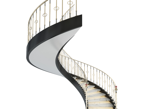 modern revolving staircase