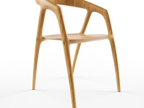 Nordic Log Chair Dining Chair Armchair