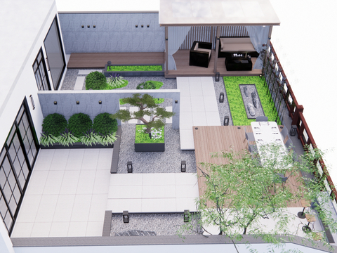 Courtyard Roof Garden