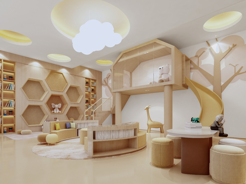 Modern Children's Entertainment Room Children's Paradise