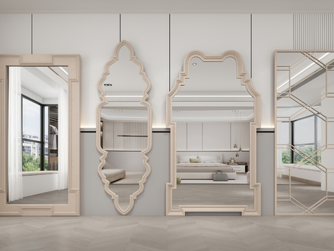 Modern Dressed Mirror Full-length Mirror