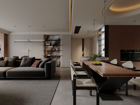 Modern Living&Dining Room