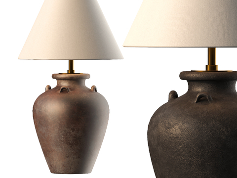 Quiet Wind Pottery Pot Table Lamp