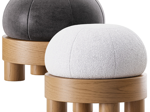 Modern Sofa Stool Round Stool Low Stool