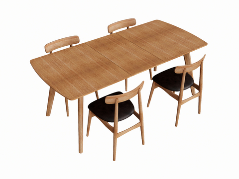 Log-style dining tables and chairs