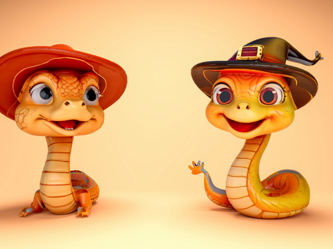 Snake Snake IP Zodiac Snake Cartoon Snake Year of the Snake