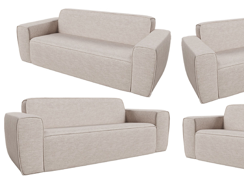 European-style double sofa