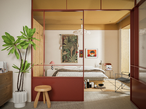 Mid-century Style Bedroom