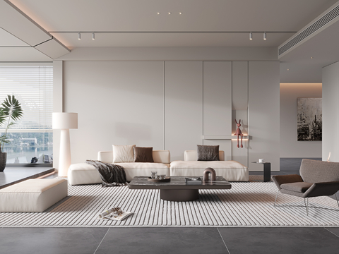 Modern Living Room Large Flat Floor Living Room