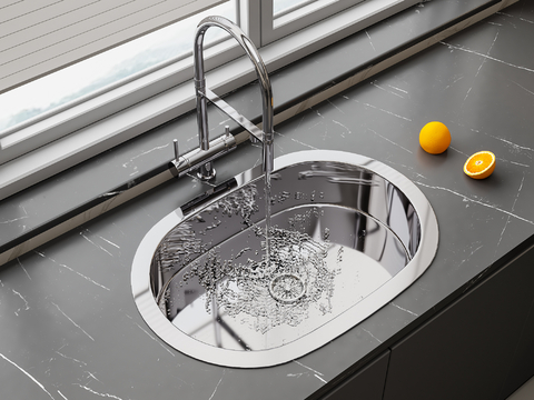 Modern stainless steel sink dish basin