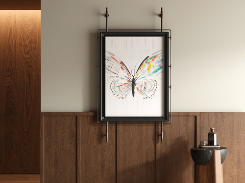 New Chinese butterfly decorative painting