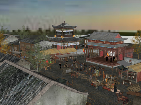 Ancient Street, Ancient Architecture, Ancient Temple, Ancient Market