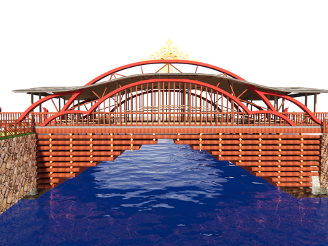 Tibetan Railing Auspicious Knot Railing Tibetan Bridge